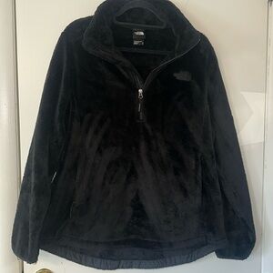 The North Face Womens Super Soft Fleece Half Zip Jacket XL Pockets